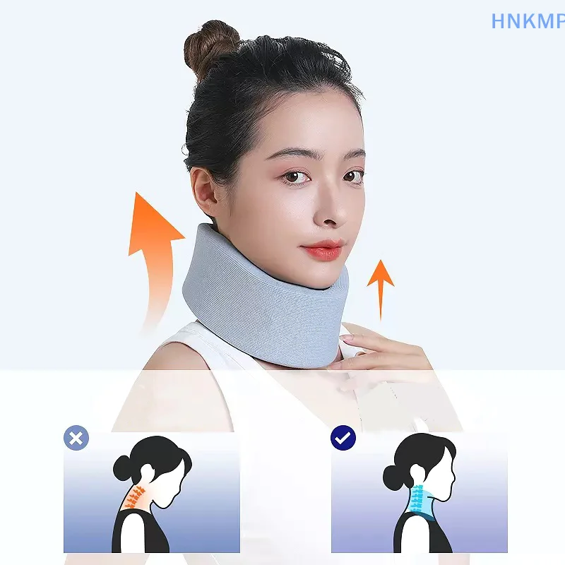 Neck Support Adjustable Neck Support Cervical Sponge Neck Protector For Sleep Relief Neck Pain Breathable Neck Support