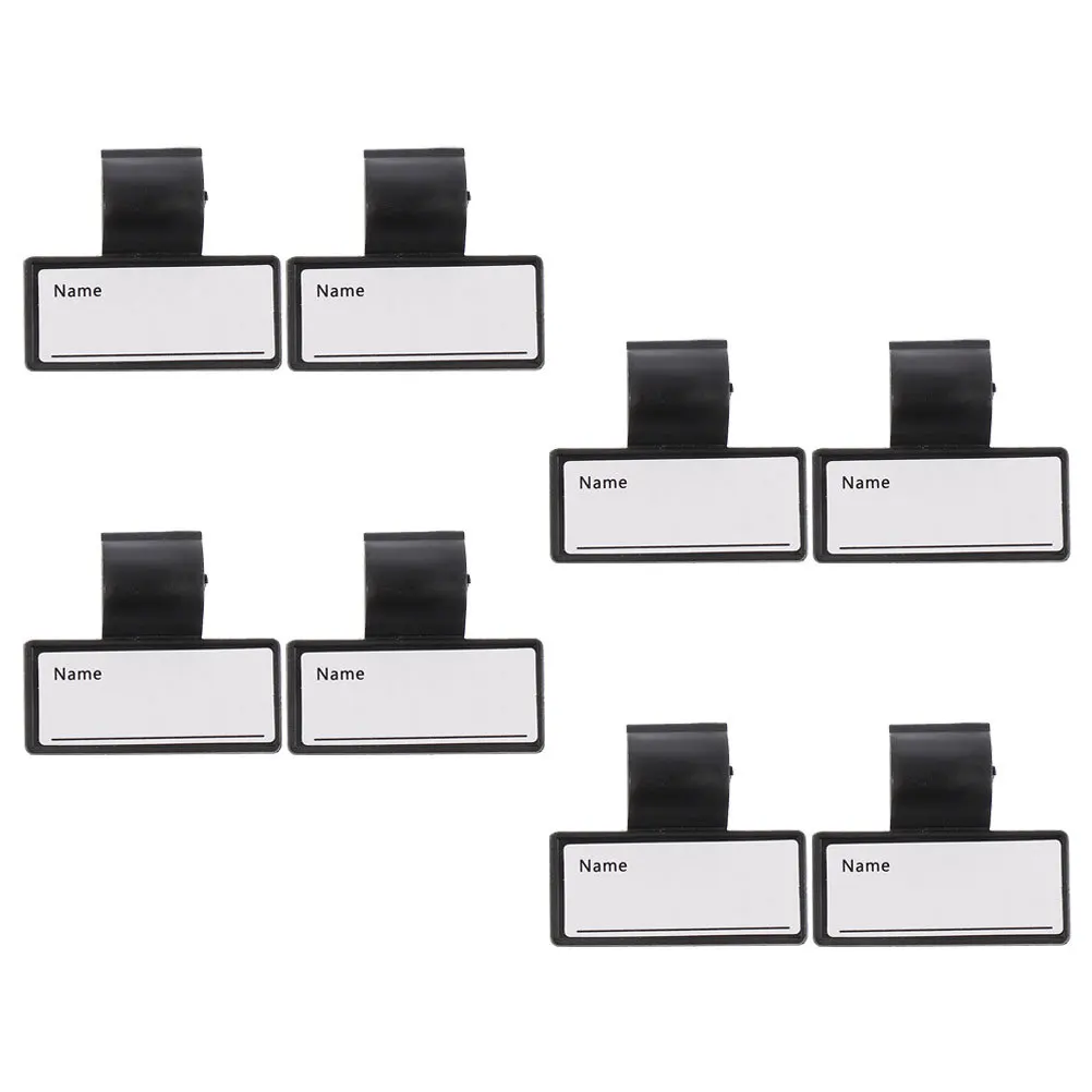 Etichetta identificativa per stetoscopio da 8 pezzi Design creativo Etichette con nome riutilizzabili di colore brillante per forniture di identificazione del tubo dello stetoscopio compatte