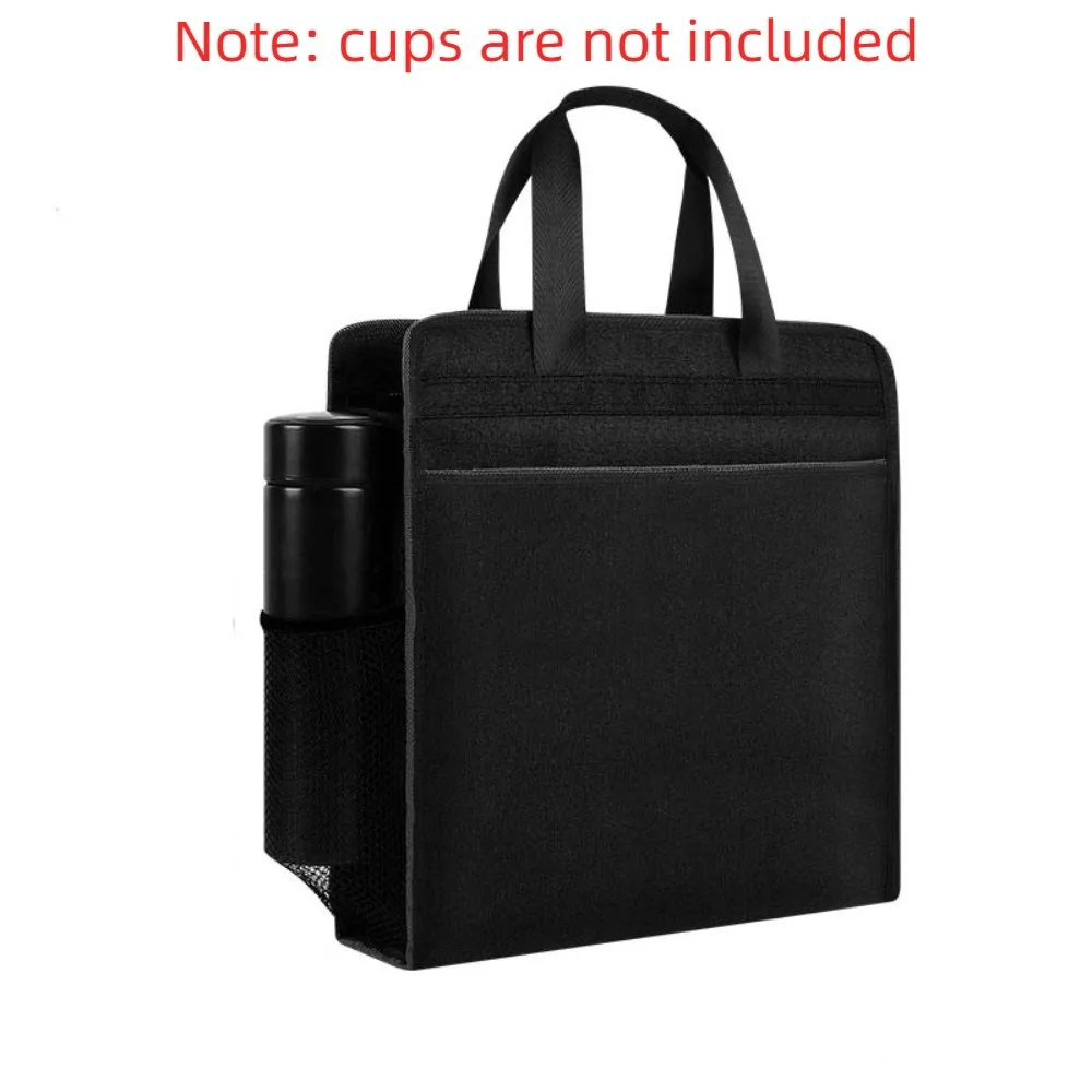 

Waterproof Zippered Document Bag Oxford with Handle File Tote Bag Pouch Large Capacity Thickened Students Portable Bag Paperwork