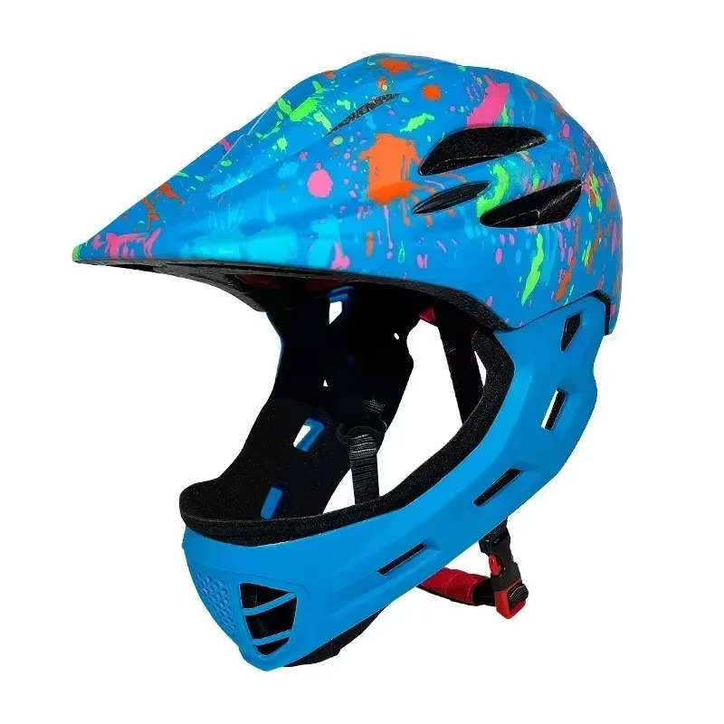 

MOON Kids Detachable Full-Face Motorcycle Helmet – Versatile Safety Gear for Cycling, MTB and Skateboarding