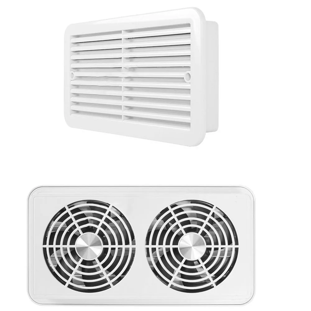 

Система вытяжной вентиляции с двумя вентиляторами для автофургонов Вентилятор с двойным окном Эффективный поток воздуха для прицепов и караванов на колесах