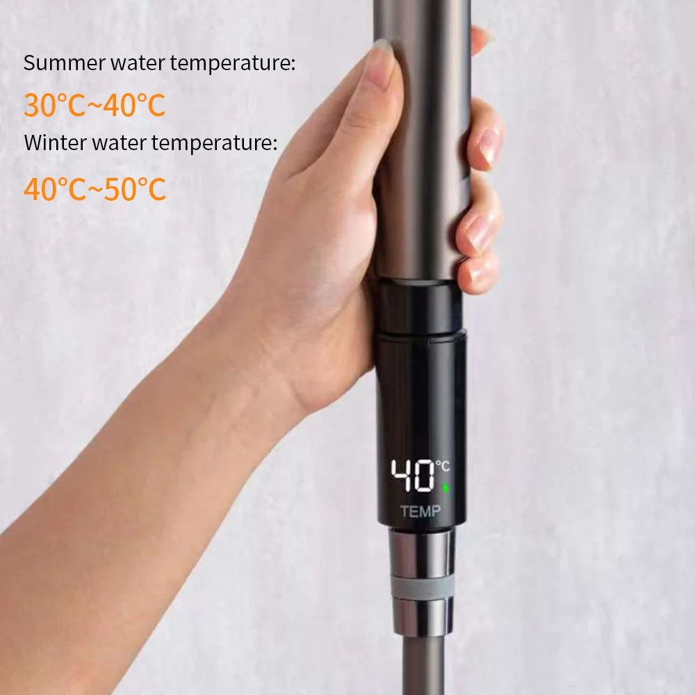 Shower Thermometer - Instant Digital Display Household Water Shower Thermometer Monitoring for Standard