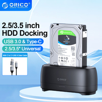 ORICO 2.5 3.5 Inch USB3.0 HDD Case SATA To USB3.0 5Gbps Speed Hard Drive Enclosure HDD Docking Station External HDD Case for PC