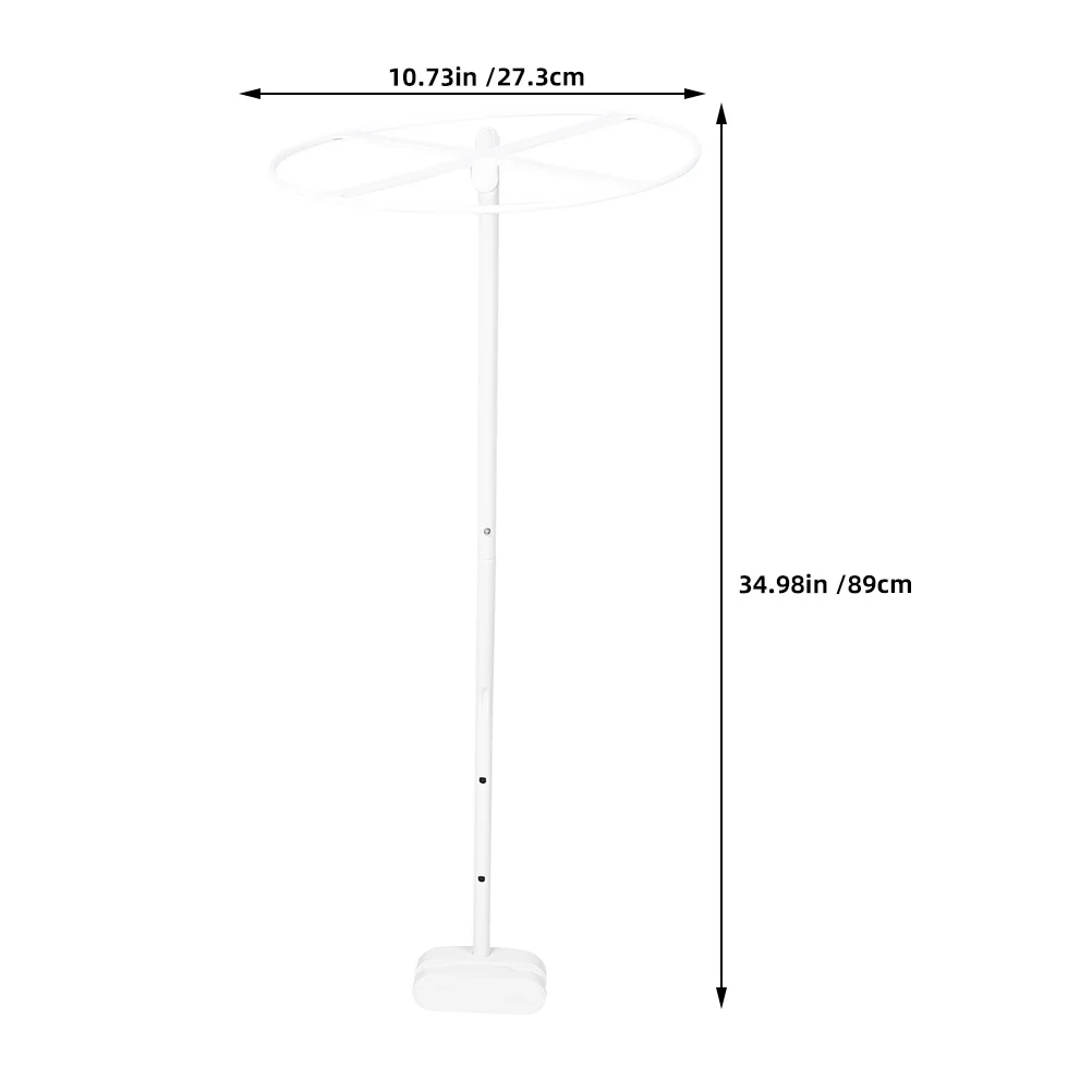 2 set aste di supporto per baldacchino per culla staffa per baldacchino per letto in acciaio supporto per rete per culla facile installazione telaio staccabile per lettino