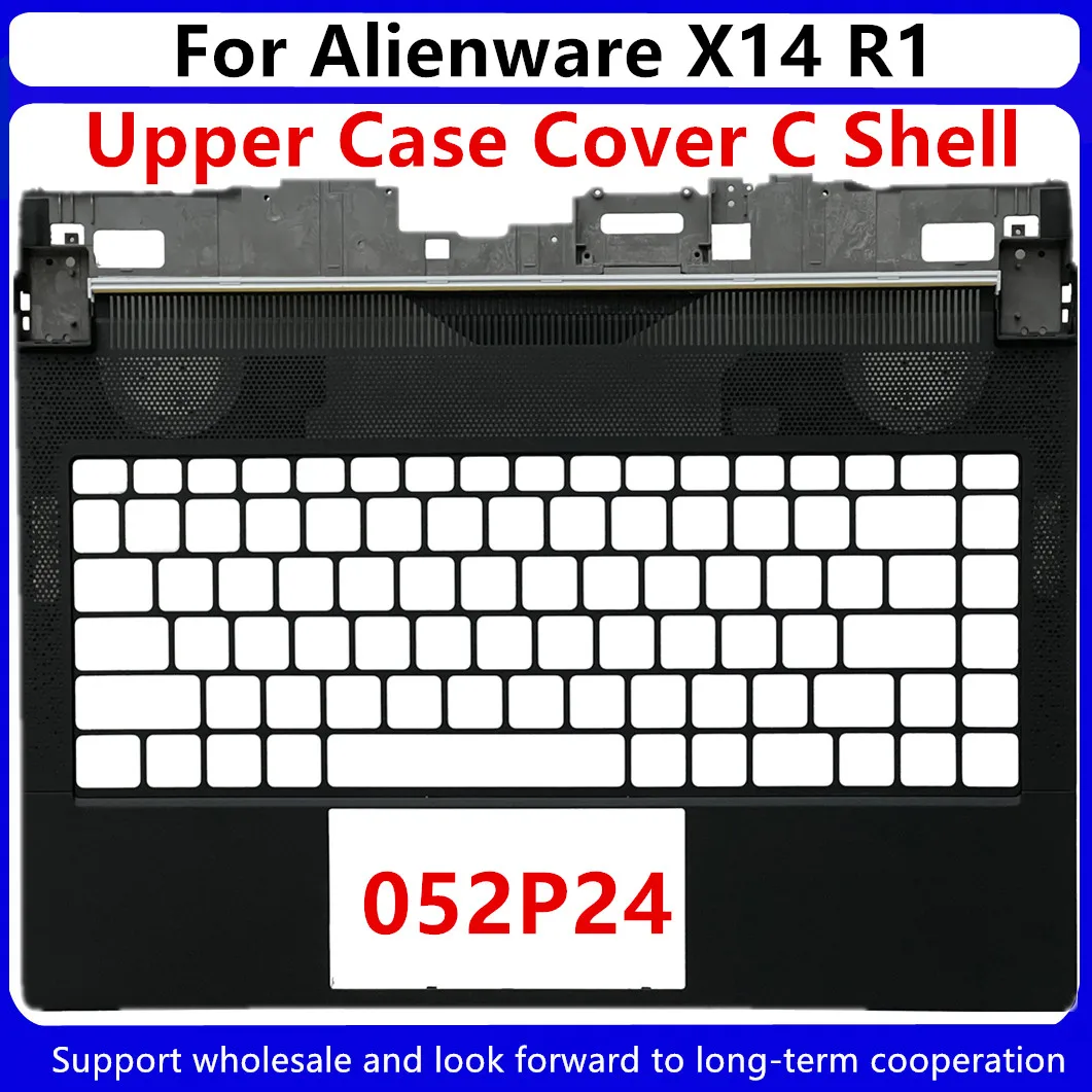 

New For Dell Alienware X14 R1 Upper Case Palmrest Cover C Shell AM3PB000402/ 052P24 52P24