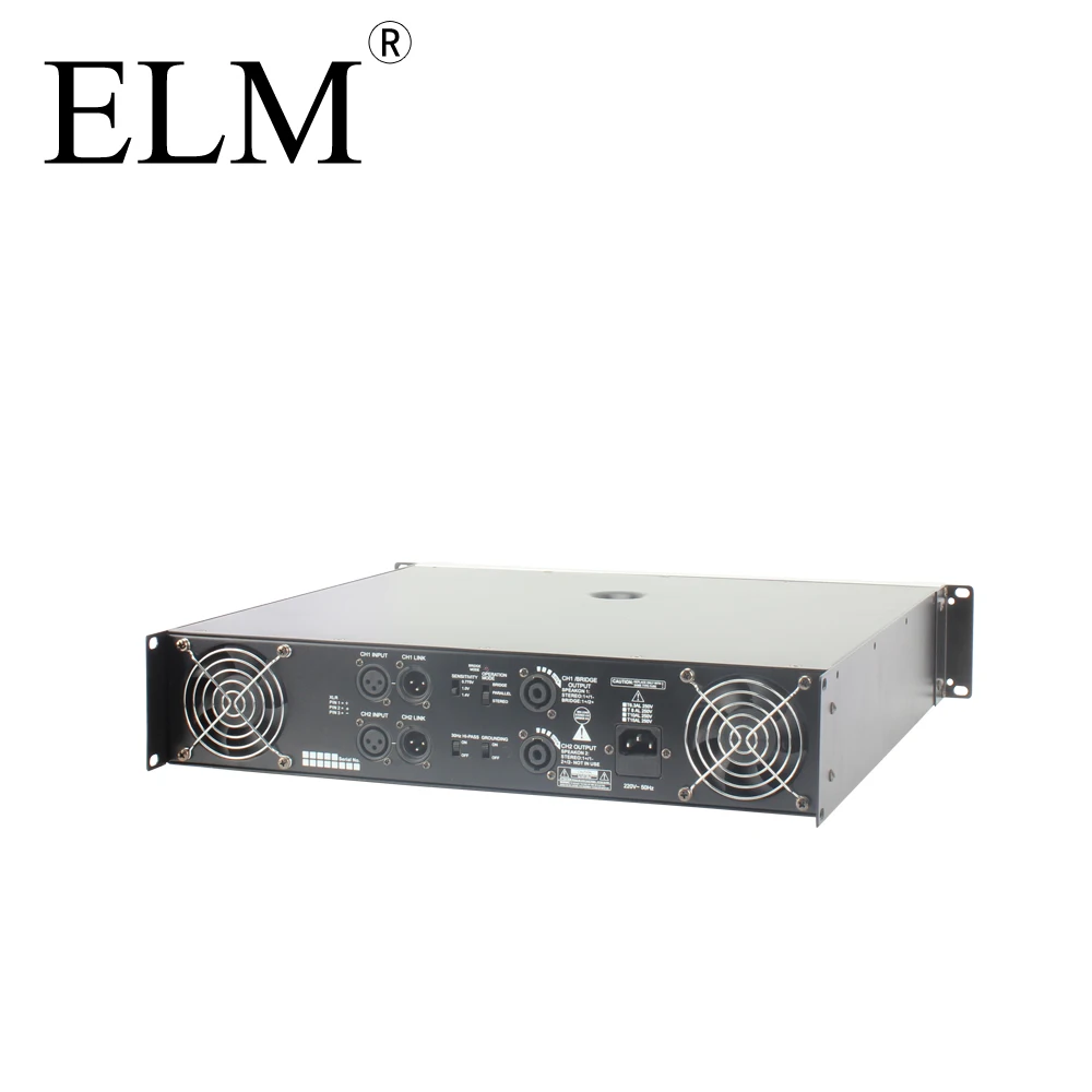 High Quality Power Amplifier MK7200 500W 2 Channels Professional Power Amplifier Display Screen Sound Stage