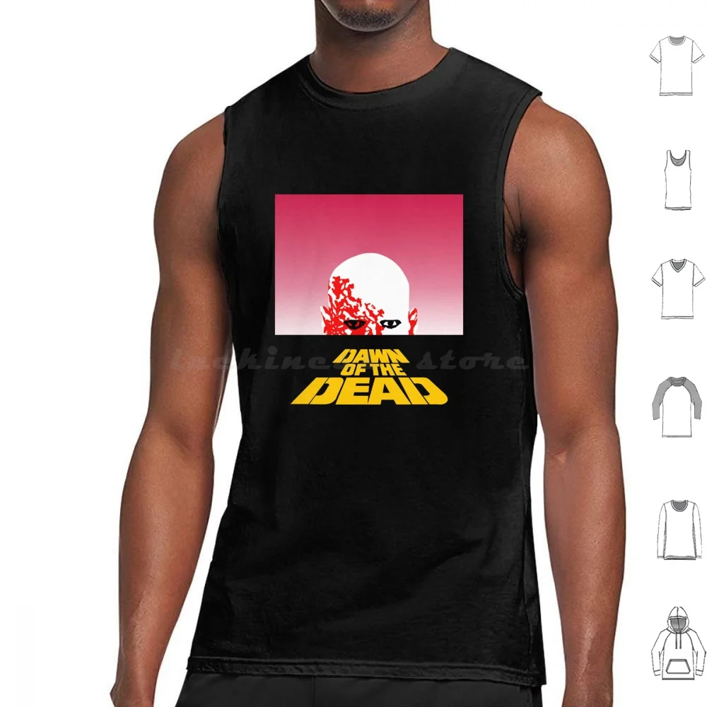 Dawn Of The Dead Alternate Tank Tops Print Cotton Dawn Of The Dead Horror Movies Zombies Action Classic