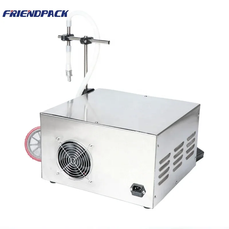 GFK-17A Big Flow Volume diaphragm pump desktop continuous filling machine for Liquid