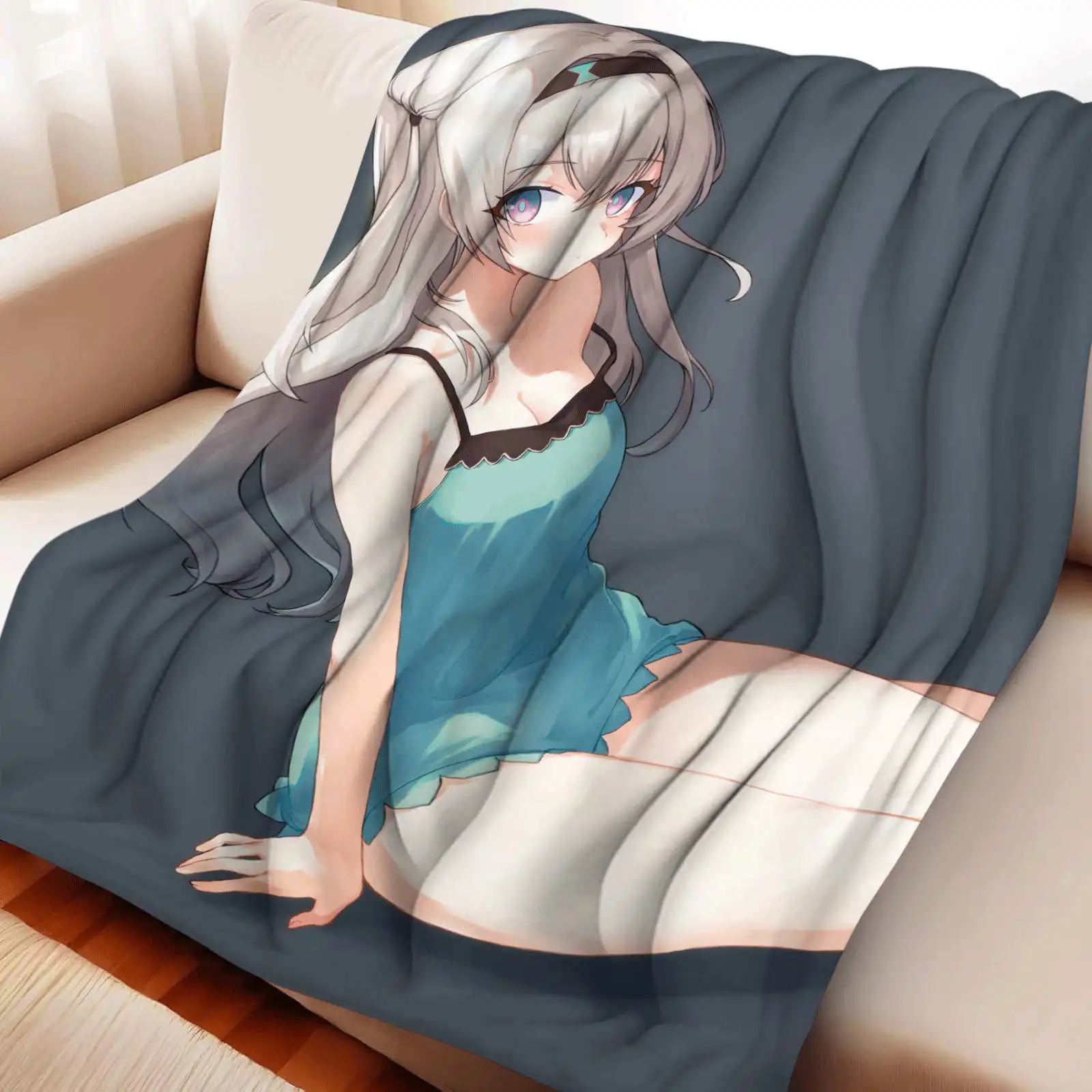 

honkai star rail Firefly Blanket with Customized Soft Lightweight Warm Suitable for Sofa Bed