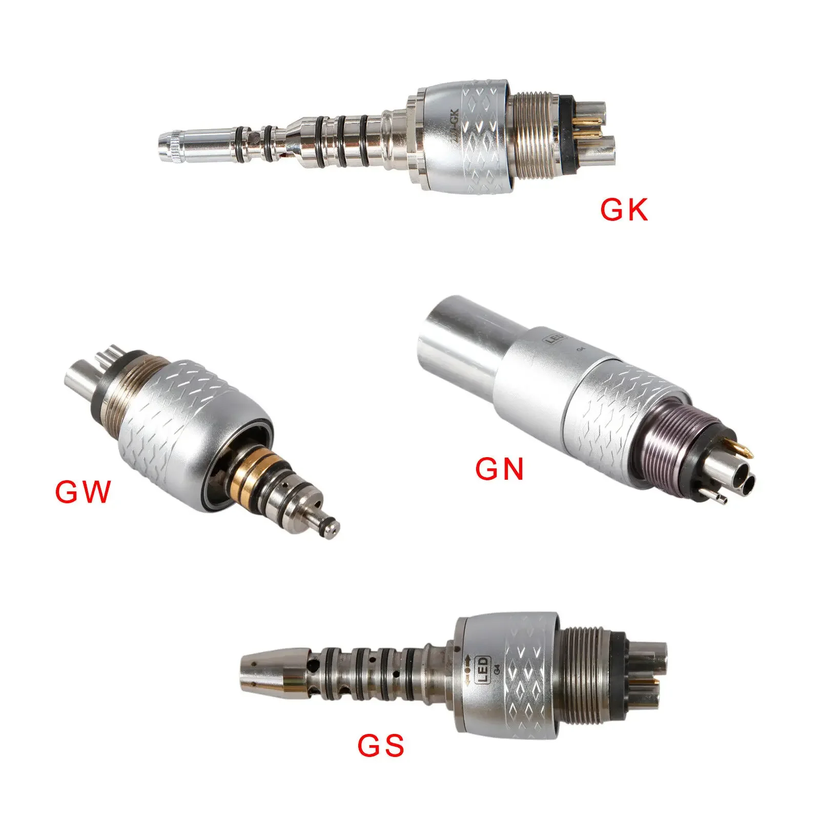 COXO Dental 6 Hole Quick Coupler Coupling Fit For Kavo Nsk W&H Sirona Fiber Optic LED High Speed Handpiece Air Turbine