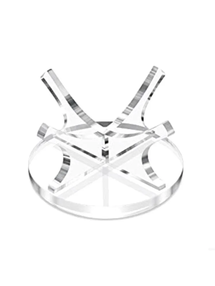 Acrylic Basketball Stand Display Transparent Small Balls Baseball Display Rack Clear Stable Stand Golf Balls Holder