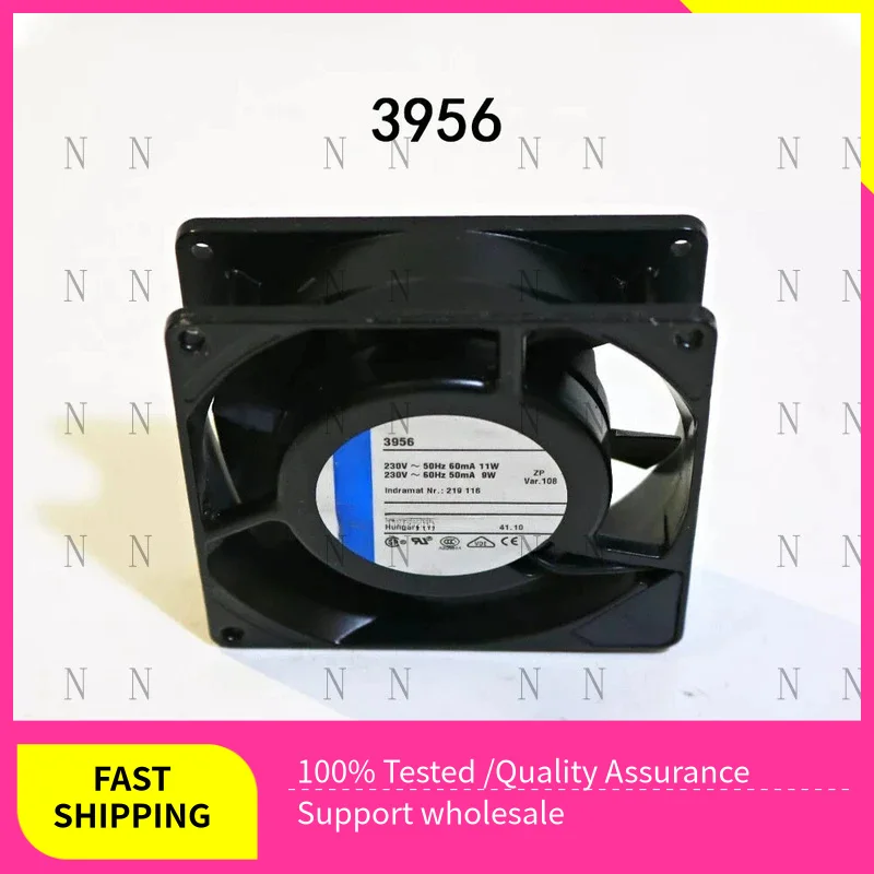 

YJJ Новый для Ebmpaps промышленный вентилятор с большим объемом воздуха 230 В переменного тока 50/60 мА 3956 92*92*25 мм 11/9 Вт