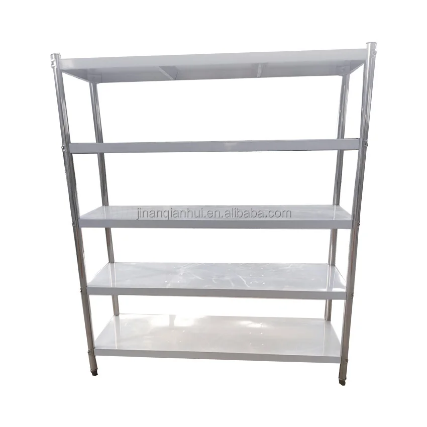 Stainless Steel Shelving, 1800x500x1550mm SUS304, 4 Tier Storage Rack, Heavy Duty Metal Wire Shelf, Cold Room Kitchen Equipment