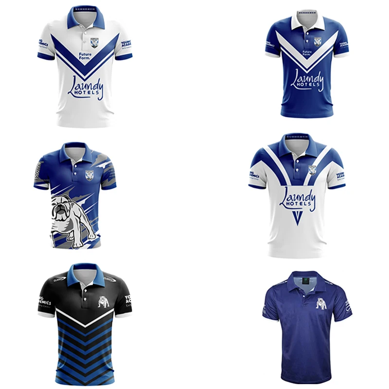 

2024 Bulldog Home/Away/Polo/Solo Rugby Set - Men's Polo Shirt High Quality Multiple Styles