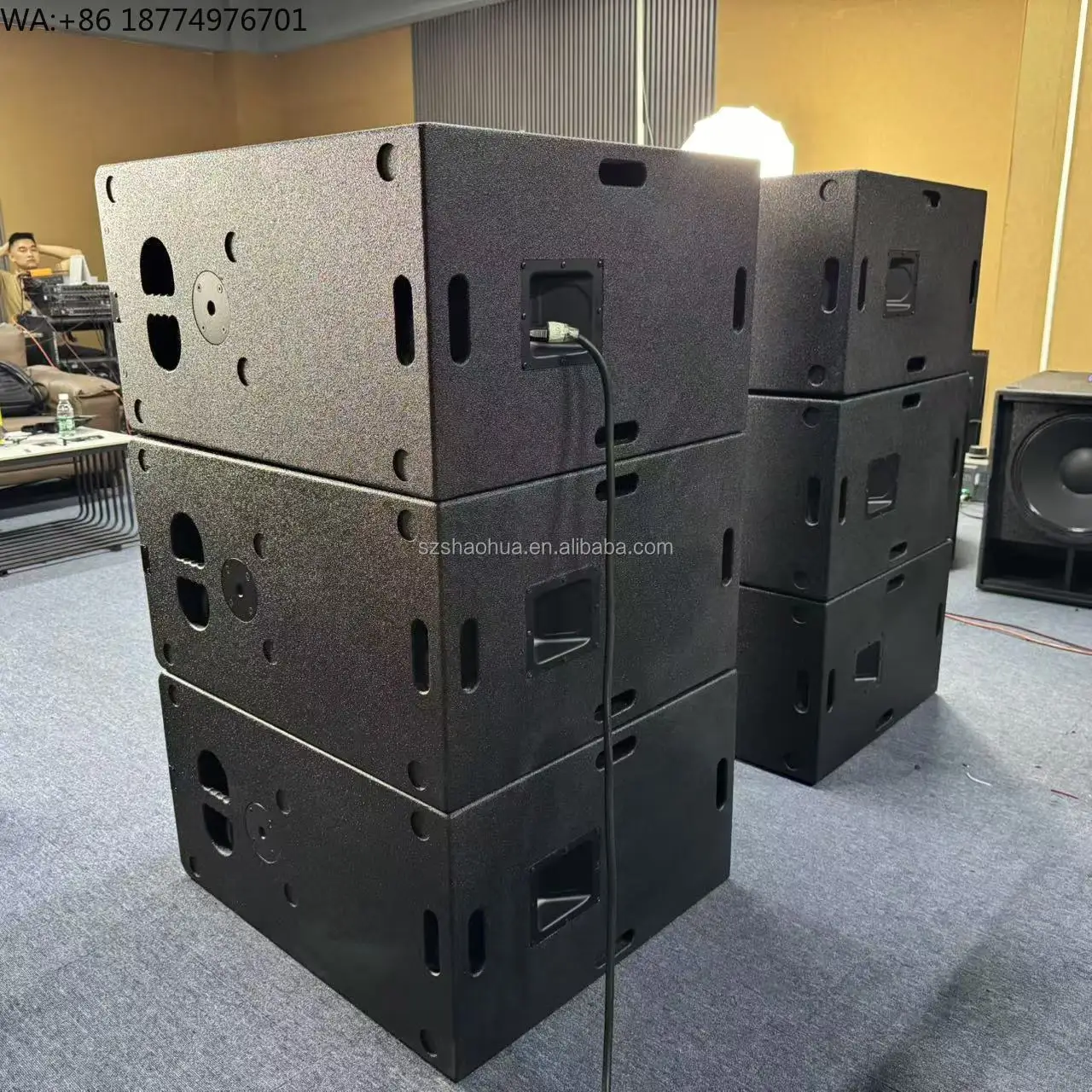 

Пассивный сабвуфер B30 с двумя 15-дюймовыми динамиками для диджеев и сцены, мощный бас, 15-дюймовый вуфер для акустических систем T24N, уличная звуковая система