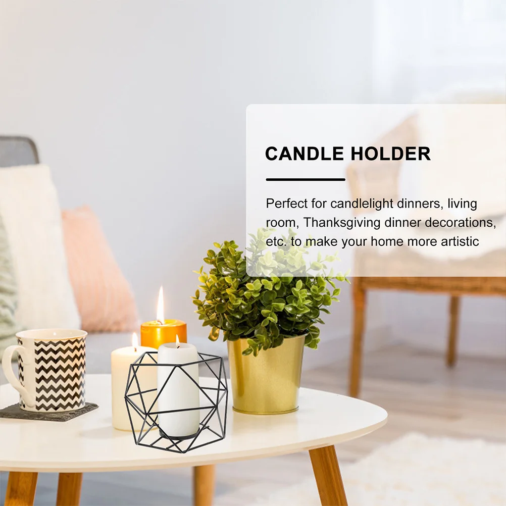 2pcs Holders Decorative Incense Candlestick Ornaments Tealight Stand Home Restaurant Office Bedroom Adornment