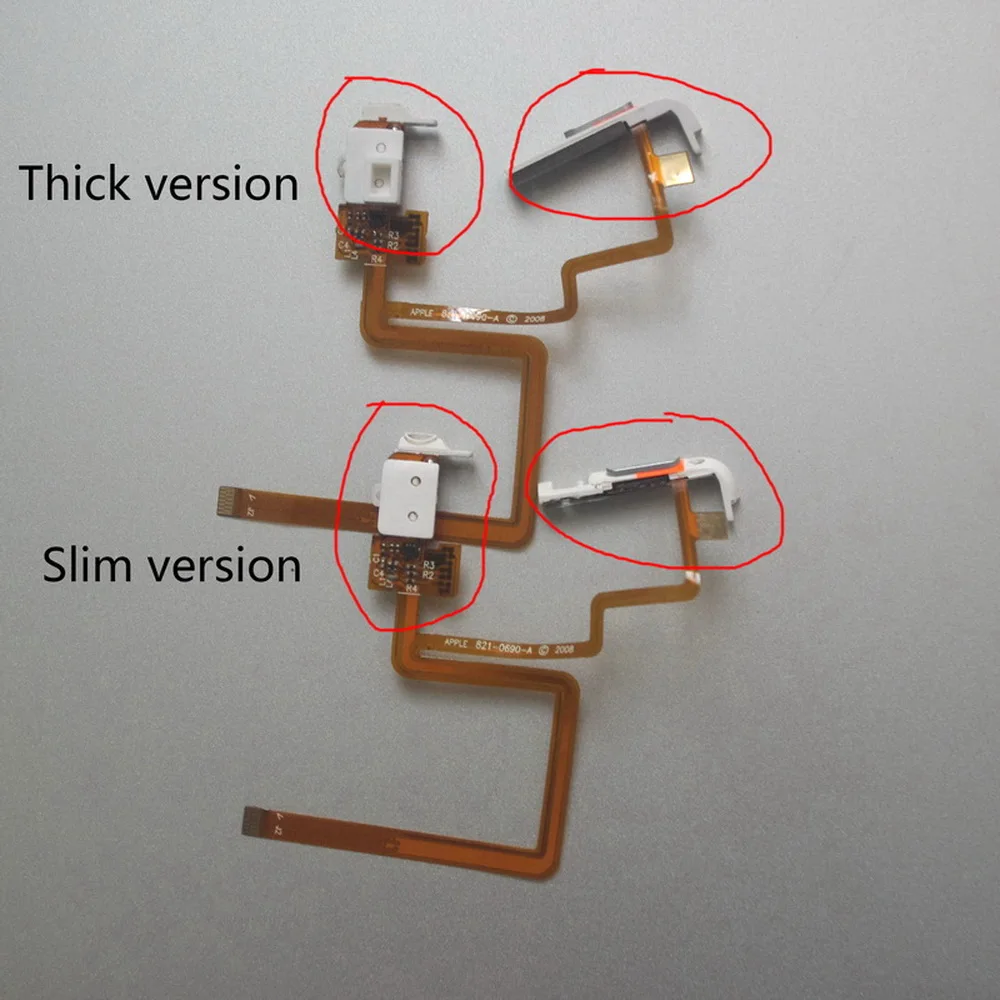 For iPod 5th Video 60GB 80GB 6th Classic 160GB (2007) Thick Headphone Audio Flex Cable