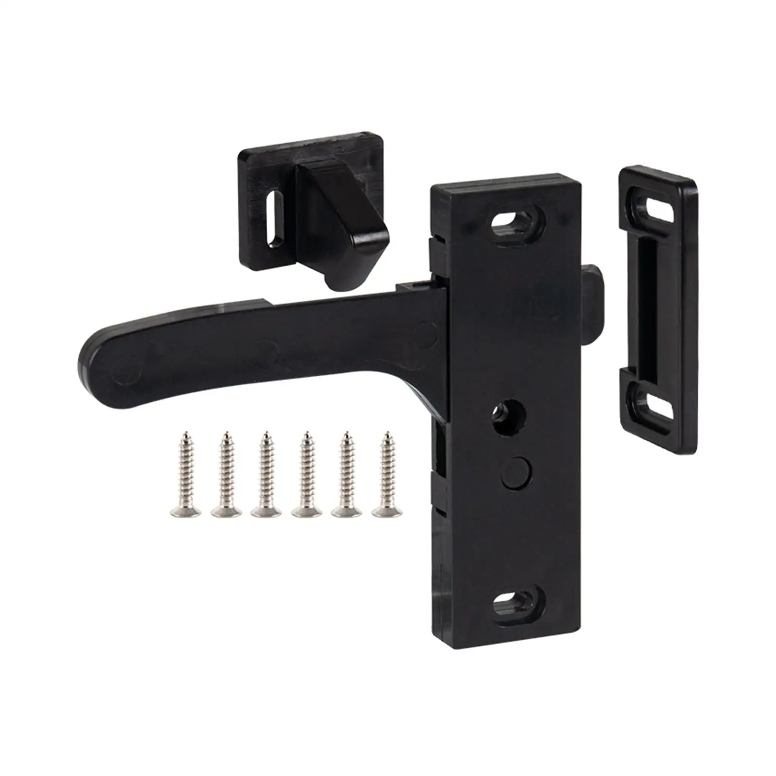 

RV Screen Door Latch Durable Parts Easily Install Accessory Screen Door Latch and Handle Kit for Caravan Rv
