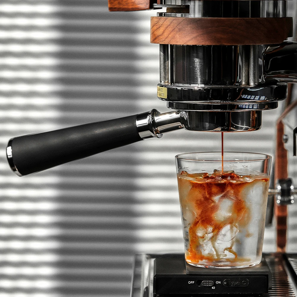 MUVNA 51mm 58mm Bottomless Portafilter 2 Ear 3 Ear E61 Espresso Coffee Delonghi Machine Filter Holder Black Handle EC680 EC685
