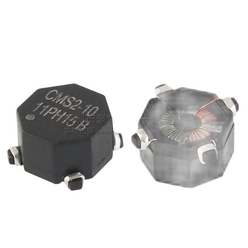 2pcs/ CMS2-10-R imported patch four-legged common mode inductor 575UH 1A switching power supply filter choke coil