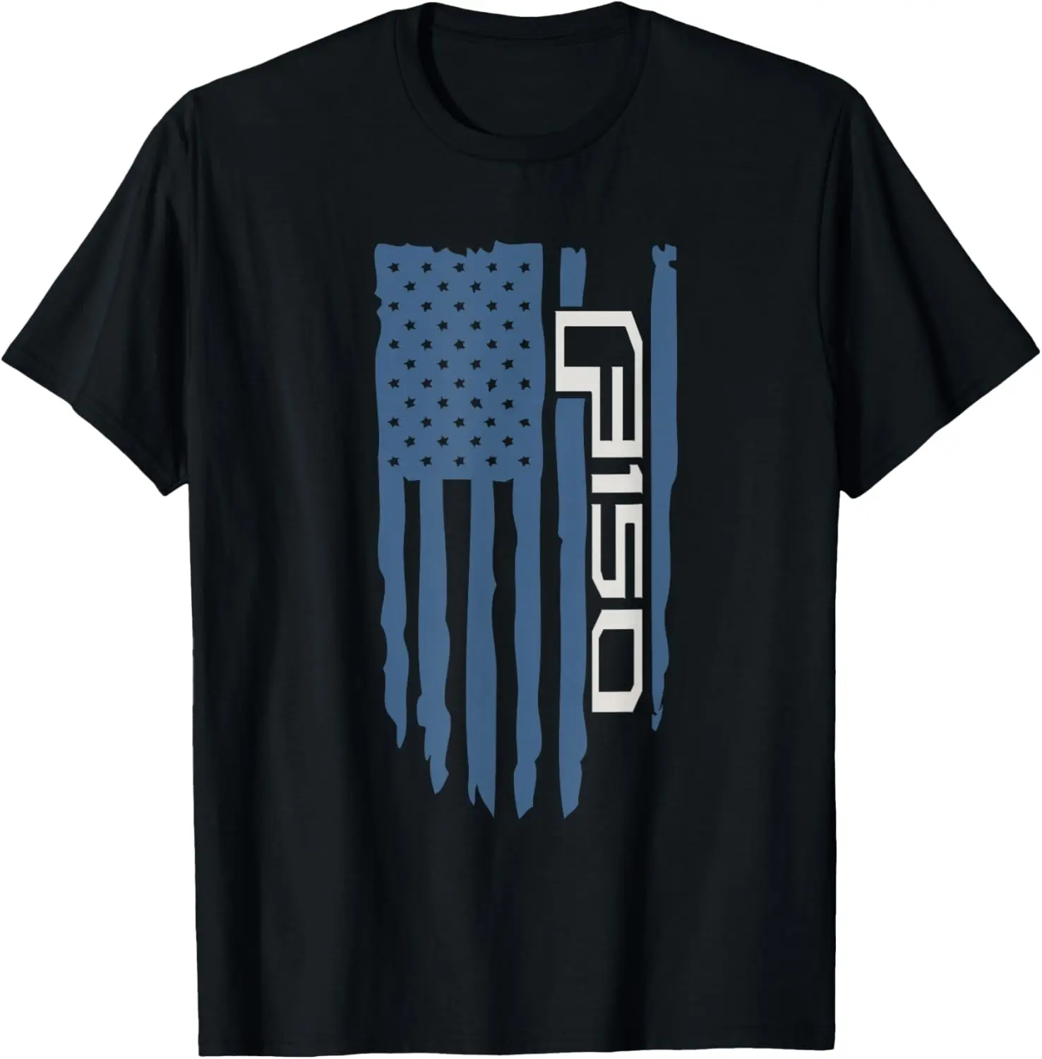 F150 American Flag T-Shirt 100% Cotton Trendy Y2K Short-Sleeve Tee-Soft, Quick-Drying, Moisture-Wicking; Ideal Sports Casual