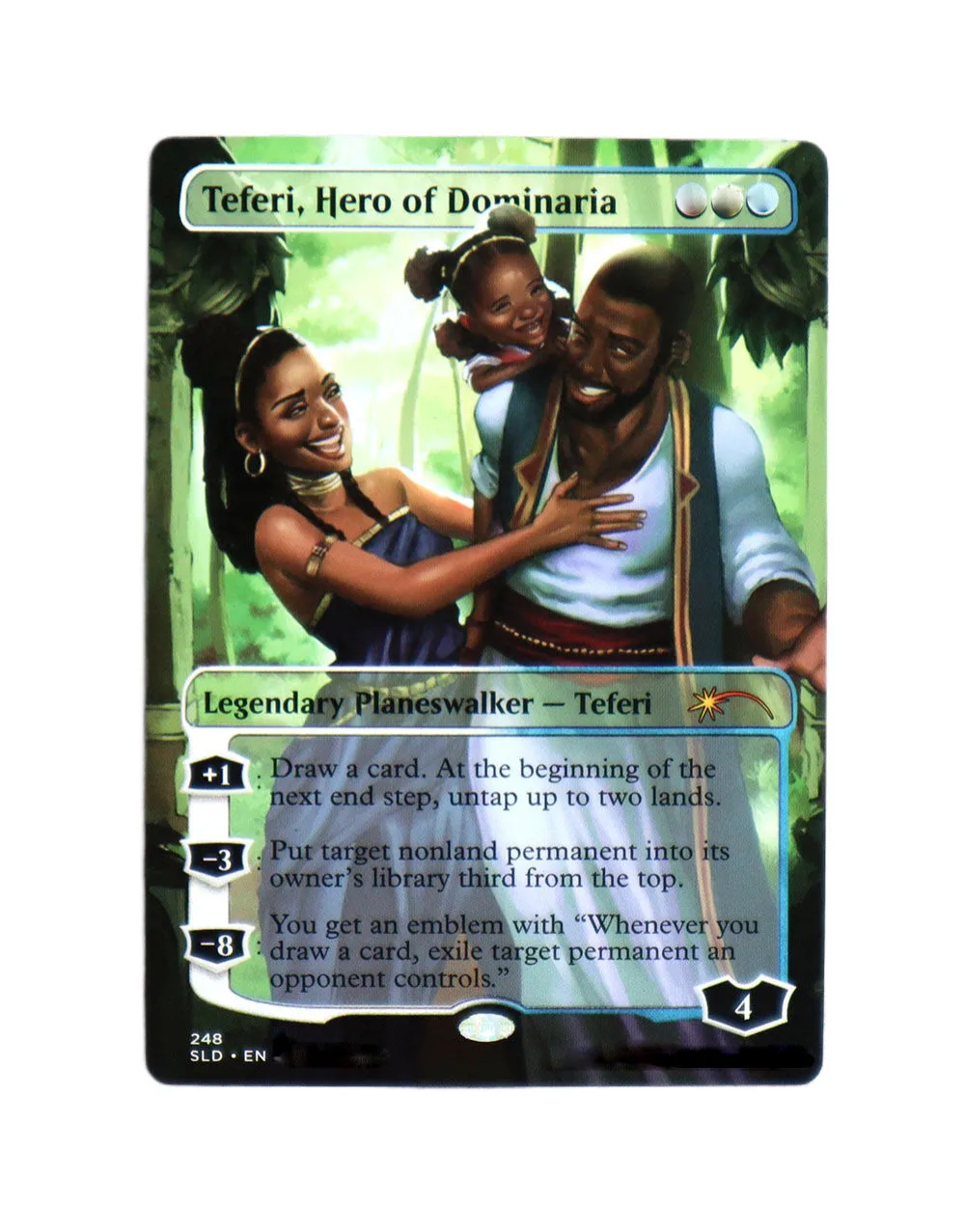 Teferi TCG Magical Proxy การ์ดเกมสีดําคุณภาพสูง Proxy เล่นไพ่ teferimaster Gathering เกมกระดานการ์ด Proxy