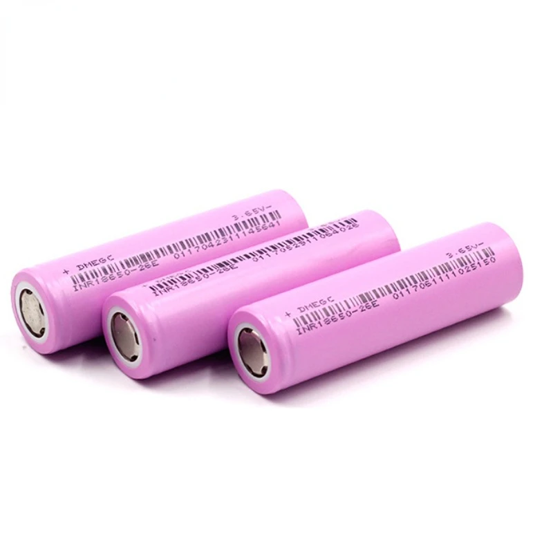 5C Discharge 3.7V 18650 Battery 2600mAh INR18650-26E from DMEGC