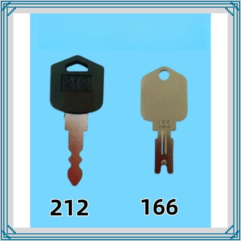 For Doosan Daewoo Forklift D20E D25E-3 Hyster 166 212 K11430 Ignition Switch Key