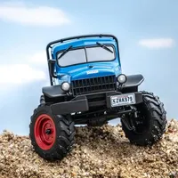 Fms 1/24 Fcx24 Power Wagon Rtr Xiaoqi Semi-Card Remote Control Car Model Table Climbing Off-Road Four-Drive Electric Model Car