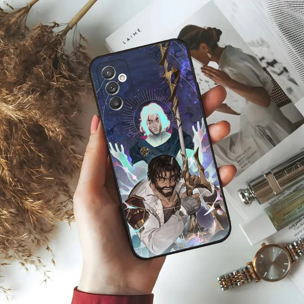 Jayce Viktor JayVik Phone Case For Samsung S24,23,22,30,21,10,9,Ultra,Plus,Lite,FE,5G Black Soft Case