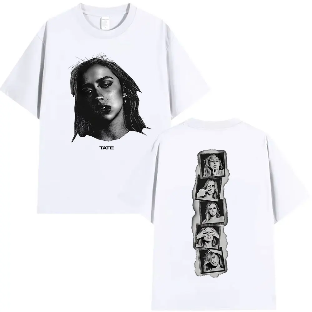 تيت ماكراي ملكة جمال الجولة العالمية 2025 جديد تي شيرت الرجال النساء المشجعين الهيب هوب خمر المتضخم القطن تي شيرت فضفاض الشارع الشهير
