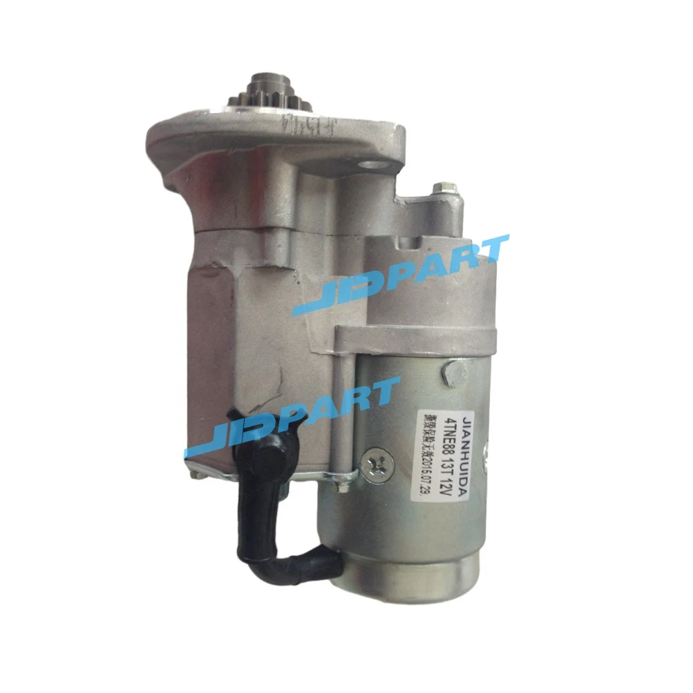 

13T Starter Motor For Yanmar 4TNE88 Engine Spare Parts