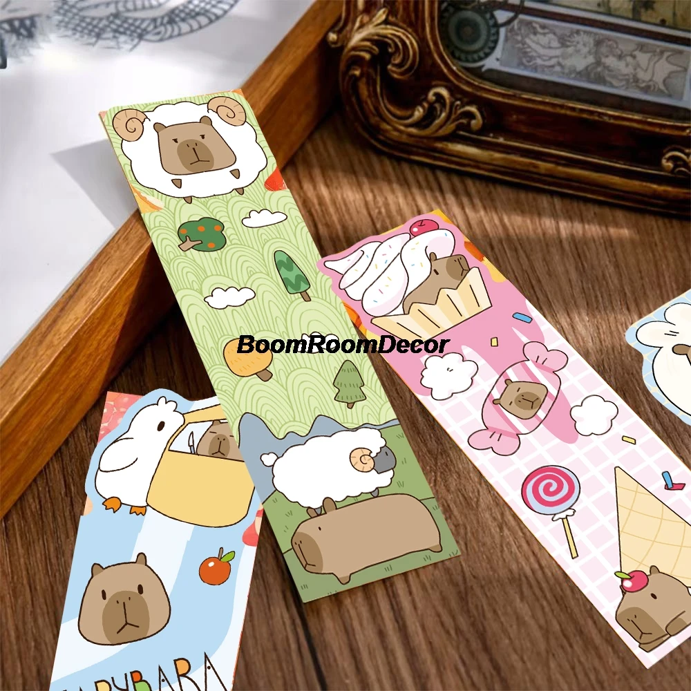 30PCS Vintage Landscape Bookmarks Read Books Streetwear Canvas Art Picture Animals Creative And Fun Coffee Wall Bookmark