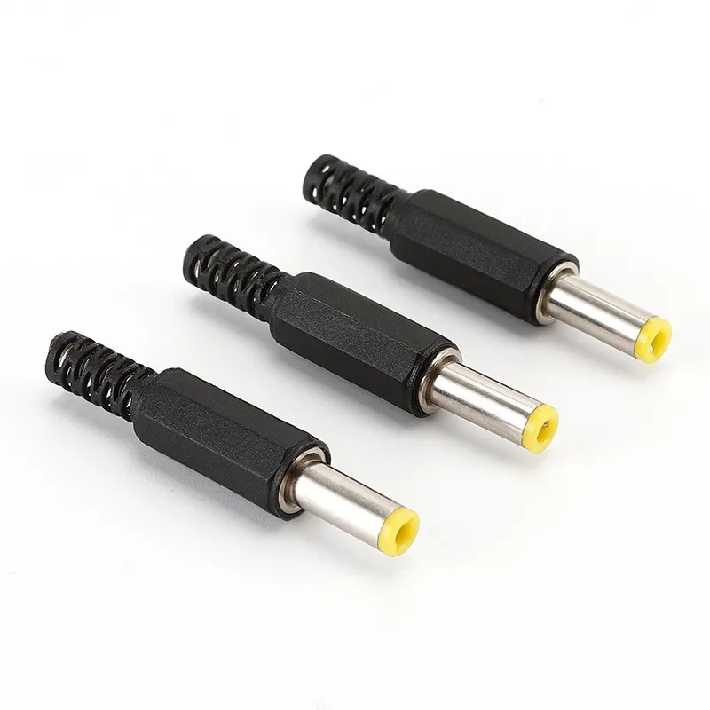 20 قطعة/10 قطعة/5 قطعة 5.5 مللي متر x 2.5 مللي متر/ 5.5 مللي متر x 2.1 مللي متر تيار مستمر مقابس الطاقة ذكر برميل موصلات أسود 5.5*2.5 5.5*2.1 #3