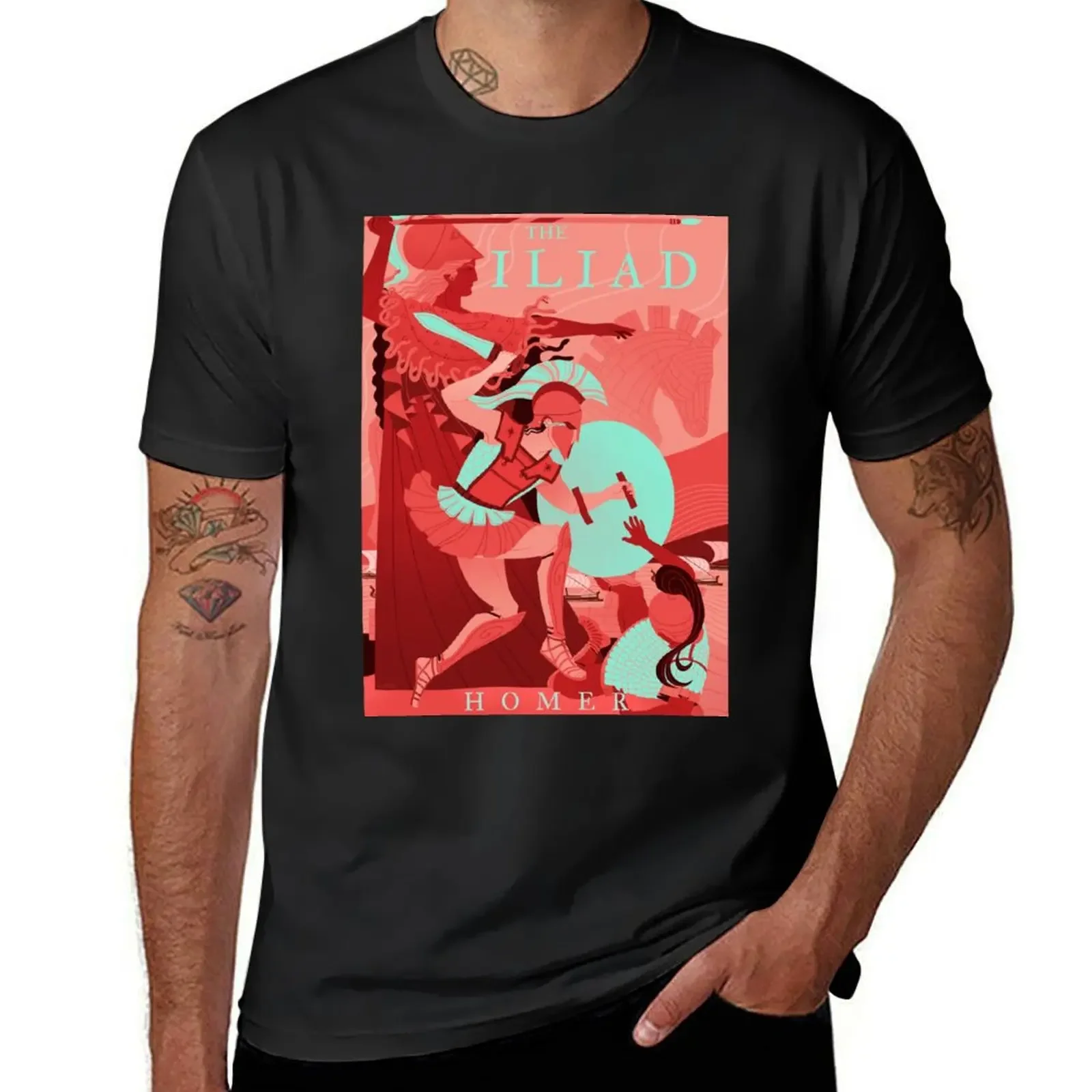 The Iliad T-Shirt funnys shirts graphic tees Men's clothing