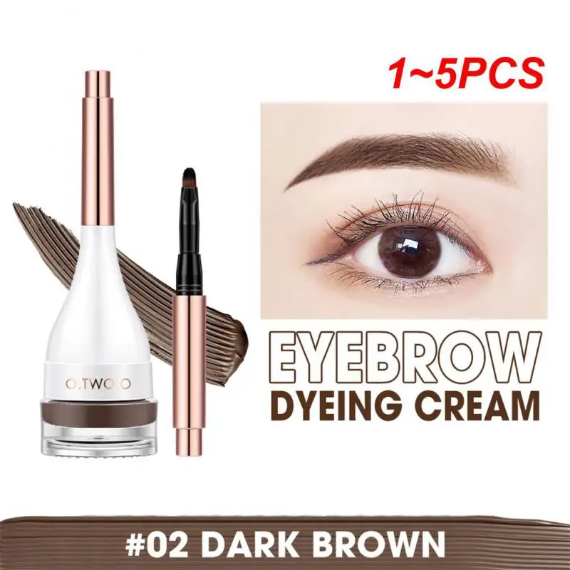 

1~5PCS Eyebrow Dye Cream Waterproof 4 Colors Eyebrow Tint Beauty Cosmetics Eyebrow Pomade Brow Mascara Dye Brows Gel Tinted