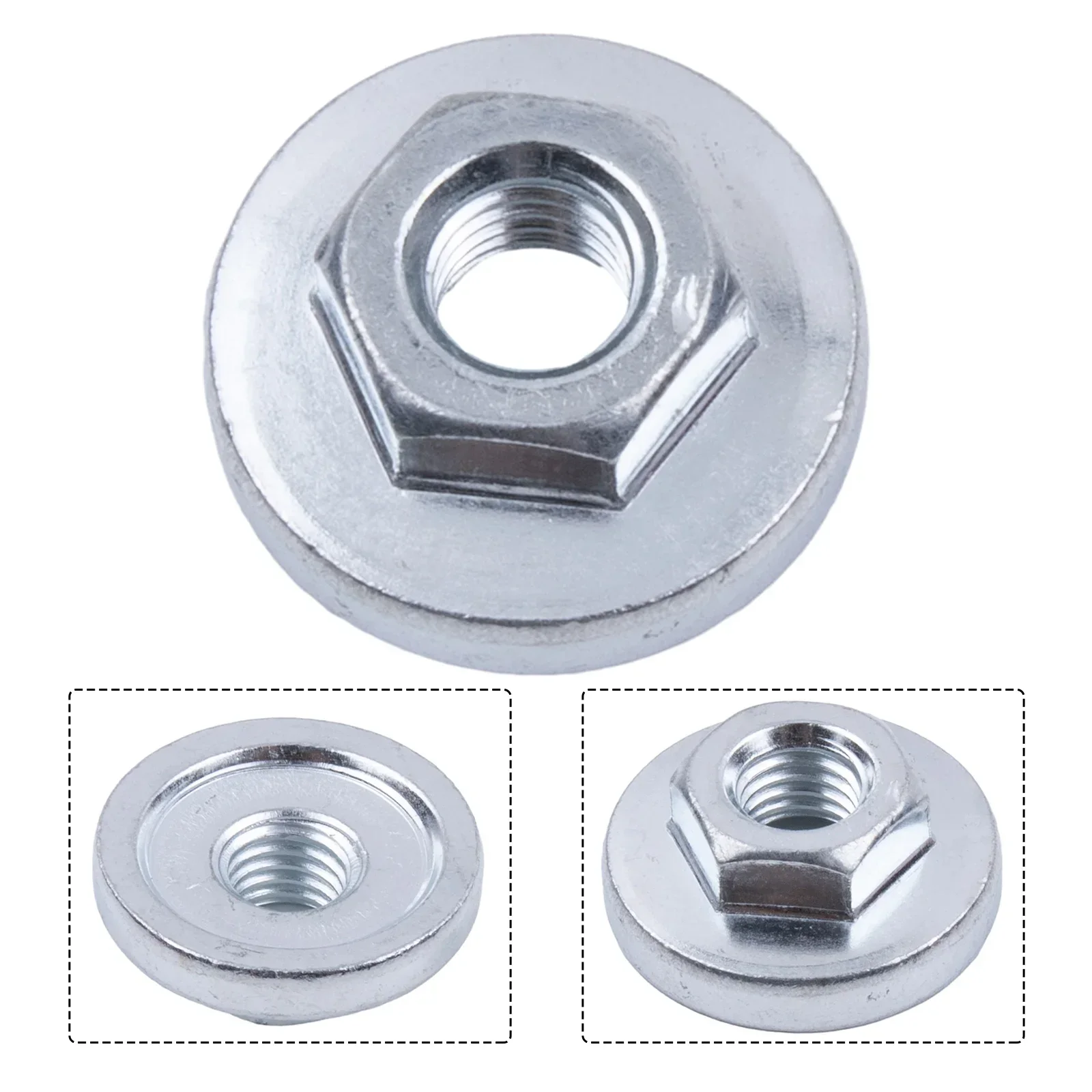 1pc Hexagon Nut 100 Type Angle Grinder Stainless Steel Hexagon Nut Pressure Plate Change Locking Angle Grinder Accessories