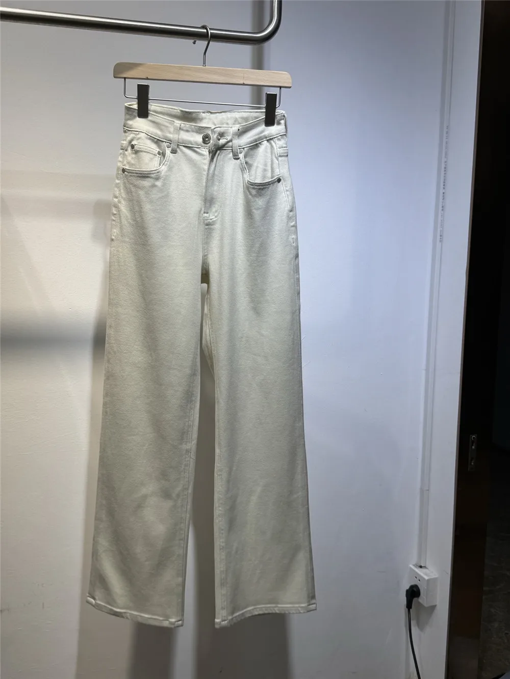 

Женские хлопковые джинсовые брюки, весенне-летние свободные джинсы прямого кроя S-XXL