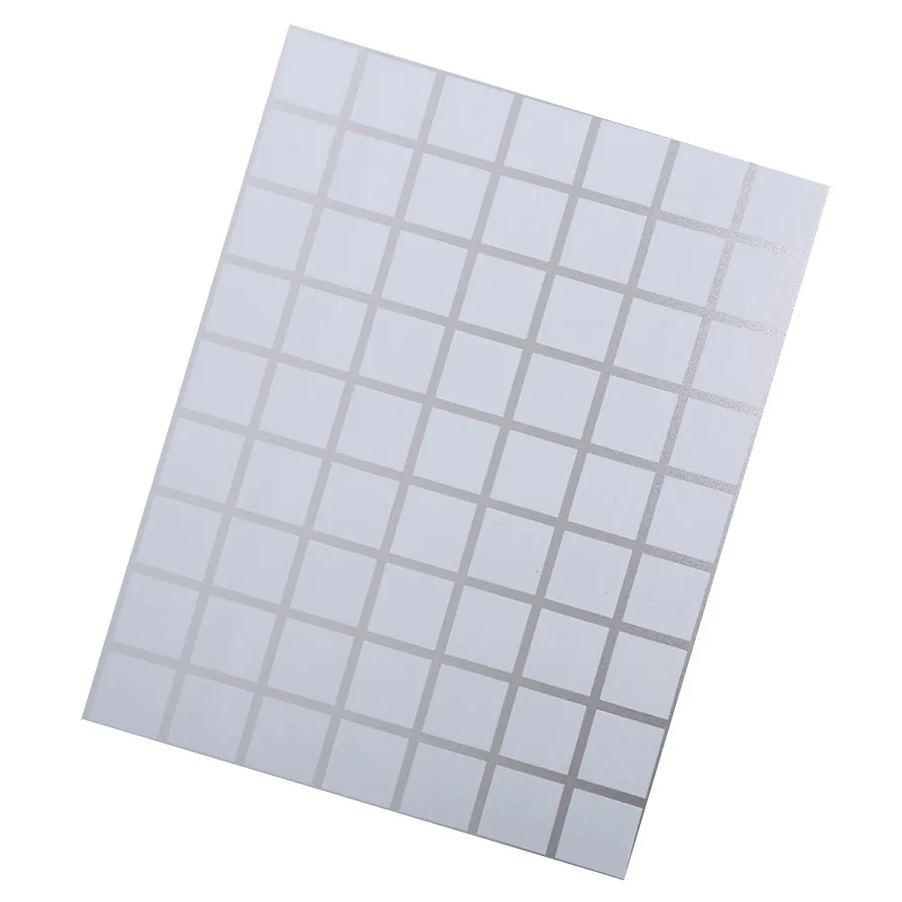 1 Roll White Frosted Glass Window Sticker Self-Adhesive Privacy Film for Bathroom Kitchen Office Decorative Static Cling Window