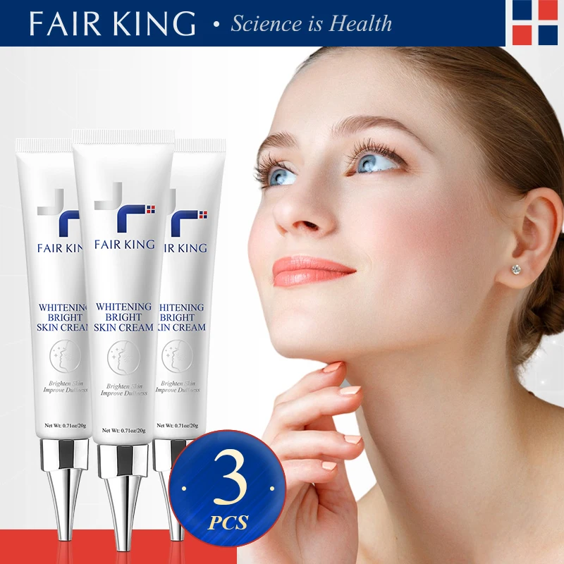 3PCS Effective Whitening Facial Cream Remove Dark Spots Melanin Vitamin C Lightening Face Serum Repair Fade Freckles Skin Care