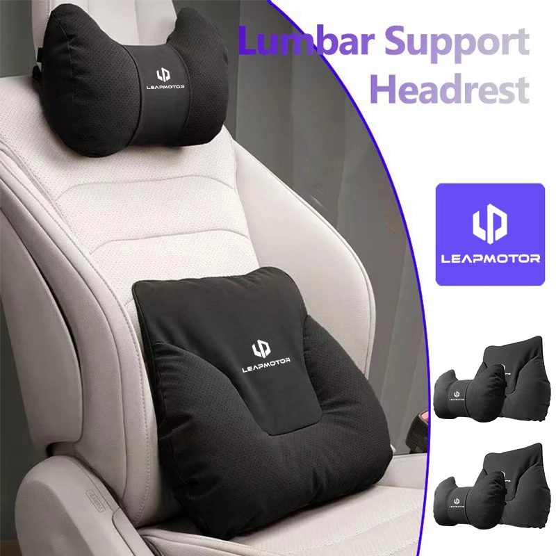 

Car Neck Pillow Lumbar Backrest Cushion Lumbar Cushions Car Headrest Cushion For Leapmotor T03 S01 C11 C01 Leap Motor