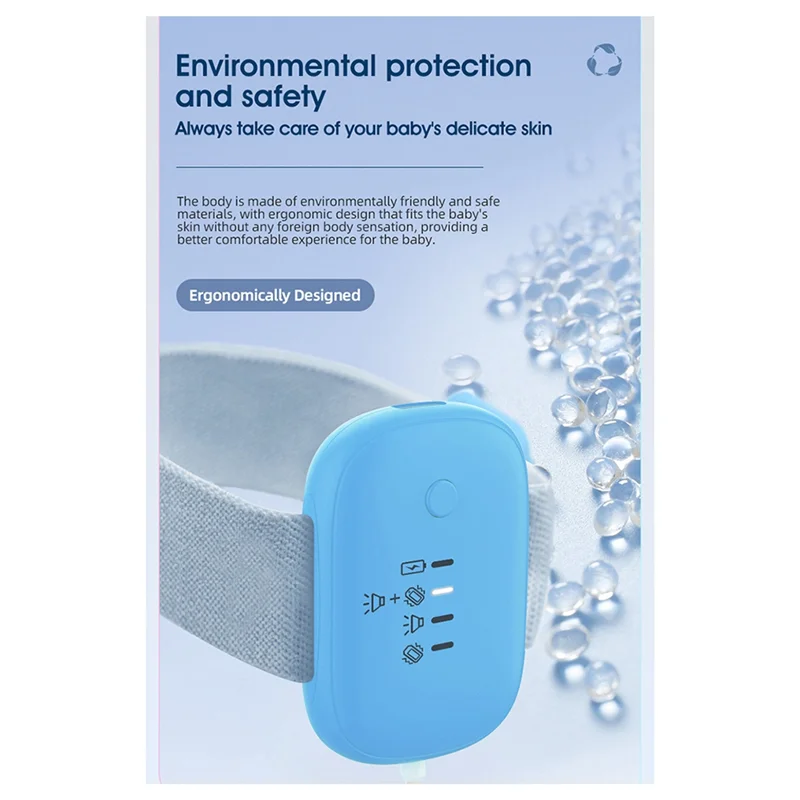 

ABBO-Enuresis Alarm Baby Bedwetting Alarm For Boys Grils Kids Potty Training Elder Care 3 Alarm Modes Magnetic Suction