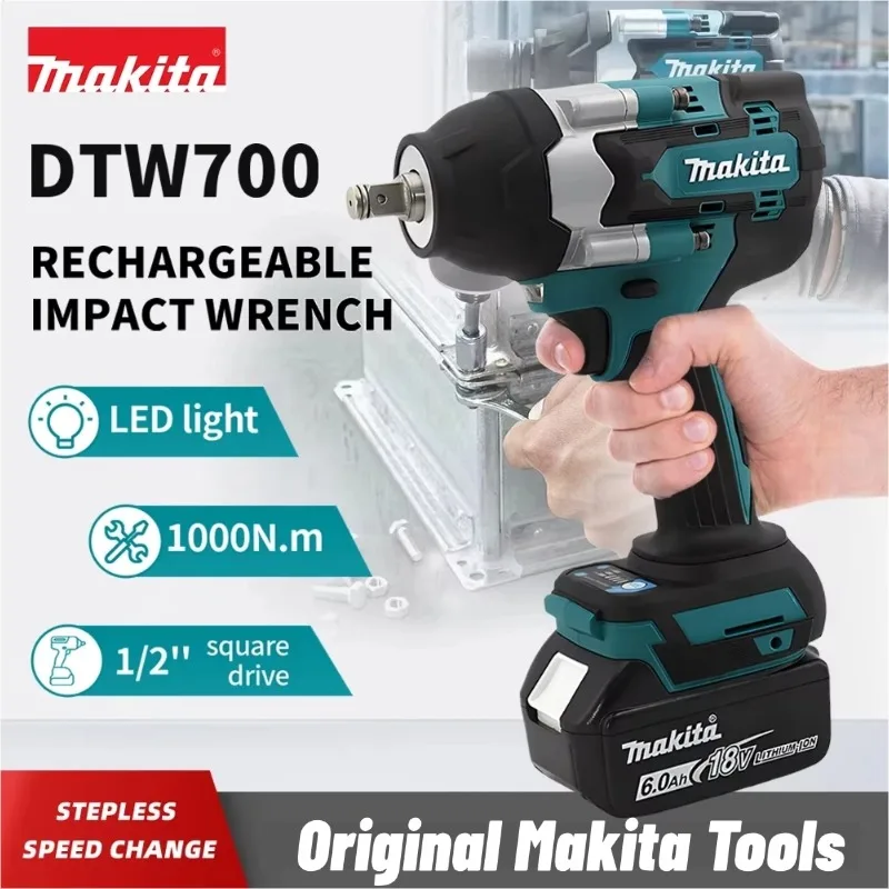 Original Makita DTW700 18V Brushless Impact Wrench Bare Unit 1/2" Square Drive Cordless Lithium Ion Tool Repair,Screwdrive🛠️