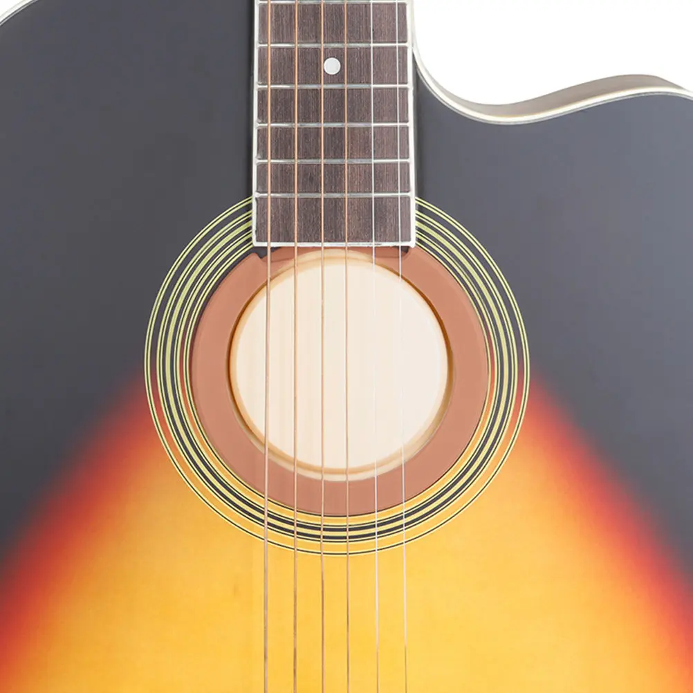 Acoustic Guitar Sound Hole Cover Rubber Soundhole Moisturizer Humidifier Blocker Protects Guitar Resonance Box