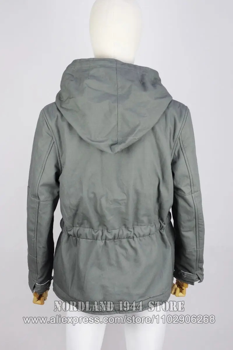 Riproduzione Cosplay Topo tedesco Parka invernale reversibile grigio Nordland 1944