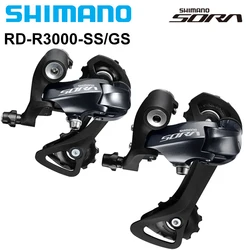 SHIMANO SORA R3000 9 Speed Rear Derailleur RD-R3000-GS Medium Cage RD-R3000-SS Short Cage for Road Bicycle Original Bike Parts