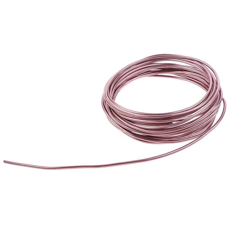 1pc Black/Pink  Bonsai Wires Anodized Aluminum Bonsai Training Wire Total 16.5 Feet (Brown)