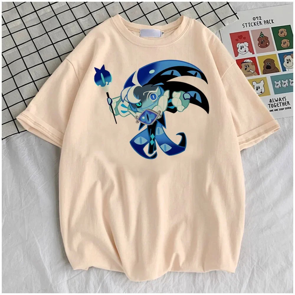 Shadow Milk Cookie Top Tees Teen Punk Streetwear Vintage Hip Hop Tshirt Breathable Digital Kawaii Psychedelic Graphic 2000s