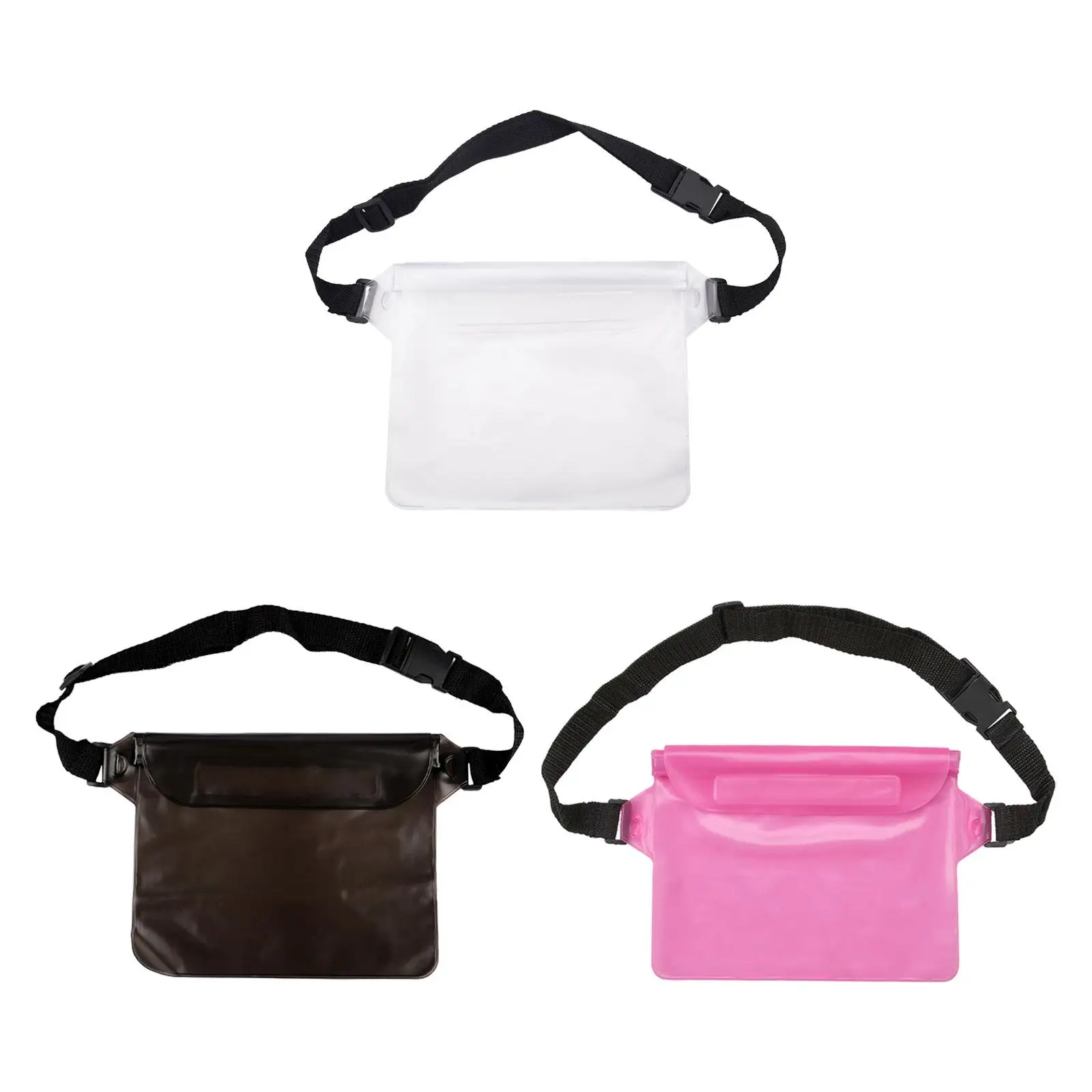 Waterproof Fanny Pack Waist Bag PVC Waterproof Storage Bag for Rafting Beach