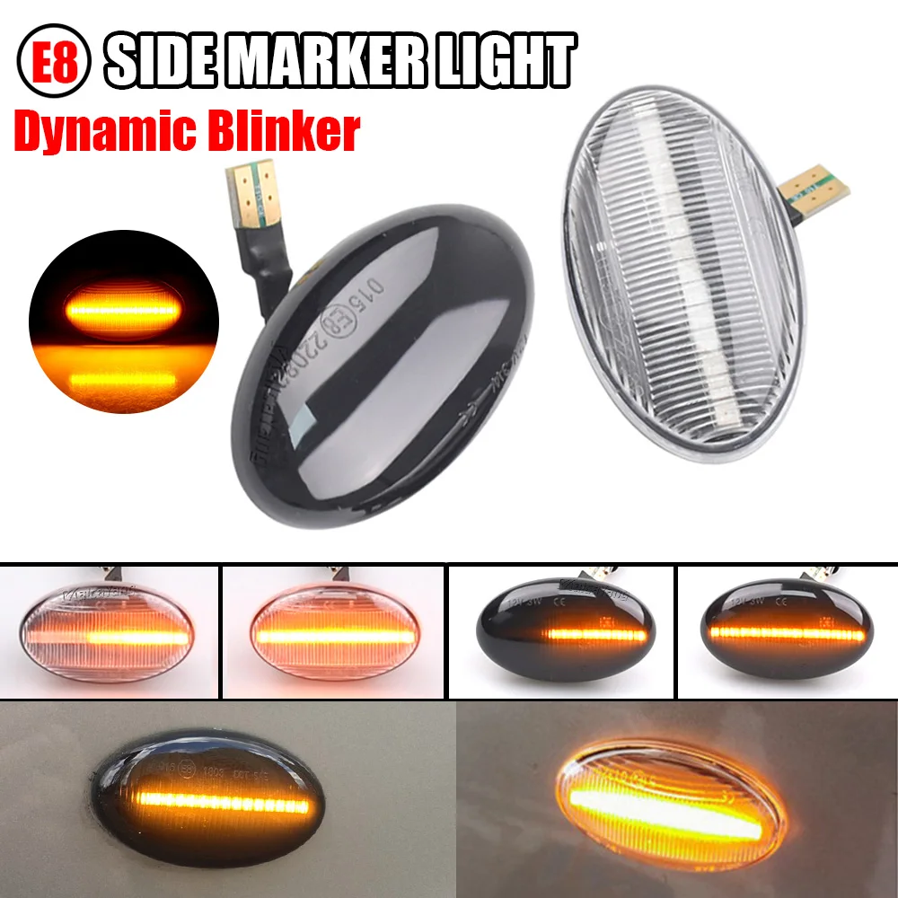 2pcs Led Turn Signal Side Marker Light For Mercedes Benz Smart W450 W452 A-Class W168 Vito W639 W447 Citan W415 Car Accessories